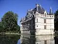 Vista do Château d'Azay-le-Rideau