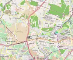 Localização de Będzin na Polónia