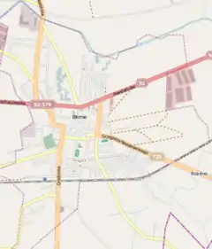 Localização de Błonie na Polónia