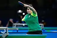 Bruna Costa Alexandre durante os Jogos Paralímpicos de 2016