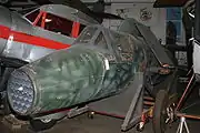 Um Natter não restaurado no Smithsonian's National Air and Space Museum.