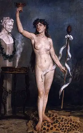 Bacchante, Joaquín Sorolla y Bastida, final do séc. XIX