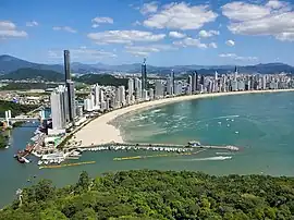 Vista parcial de Balneário Camboriú