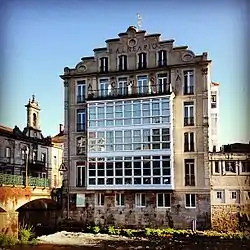 Balneáio Acuña, em Caldas de Reis