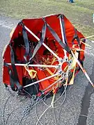Um Bambi Bucket para ser pendurado num helicóptero