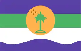 Bandeira de Estância Balneária de Ilha Comprida