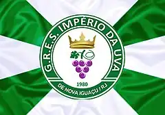Bandeira da Império da Uva de Nova Iguaçu