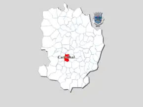 Localização no município de Barcelos