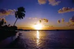 Vista da praia de Barra de Mamanguape