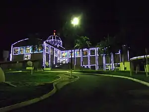 Santuário Basílica do Divino Pai Eterno, templo católico, na noite de Natal em 2010.
