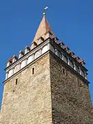 Torre do Portão Superior, um remanescente das muralhas defensivas medievais
