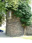 Torre ocidental nas muralhas da cidade