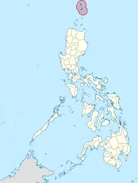 Batanes na Vale de Cagayan  Coordenadas : 20°35'N, 121°54'E