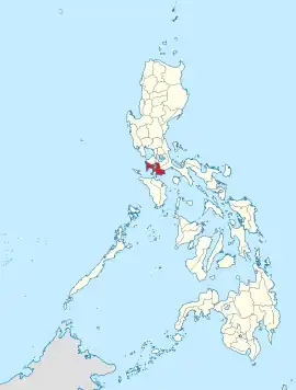Batangas na Calabarzon Coordenadas : 13°50'N, 121°0'E