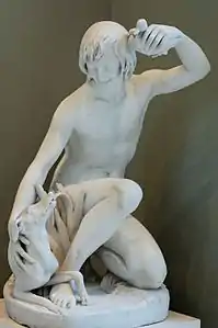 Jeune Baigneur jouant avec un chien (1833), Paris, Museu do Louvre.