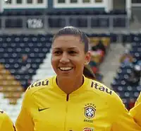  Bia jogando pela seleção em 2019