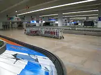 Sala de recolha de bagagens do Terminal 2.