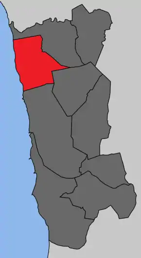 Localização no município de Esposende