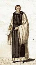 Hábito de monge cisterciense