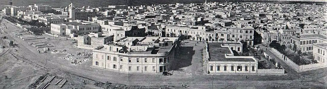 Panorâmica de Bengasi em 1935