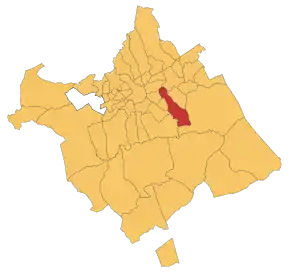 Localização de Beniaján na Região de Múrcia