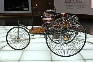 Automóvel registado por Benz em 1886