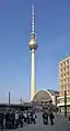 A Fernsehturm.