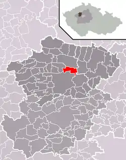 Localização de Beřovice