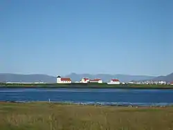 Residência oficial do presidente da Islândia em Bessastaðir, Álftanes.