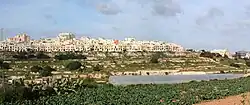 Vista de uma área residencial de Birkirkara.