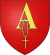 Brasão de armas de Aubenas-les-Alpes