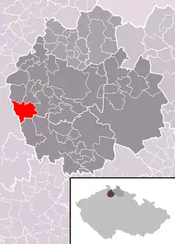 Localização de Blíževedly