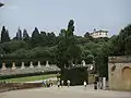 O Forte Belvedere visto do Jardim do Boboli