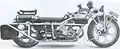 O modelo "Langtourer" com 600&nbsp;cm³ de 1928