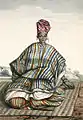 Uma mulher Bambara usando Boubou, em 1853