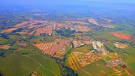 Vista aérea de Boituva