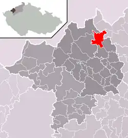 Localização de Boleboř