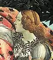 Flora em O Nascimento de Vênus, de Botticelli