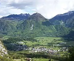 Bovec e montanhas