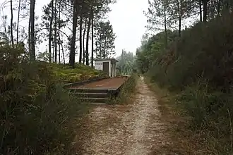 Antigo apeadeiro de Fregim, em 2016