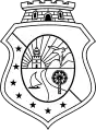 Brasão do Ceará monocromático