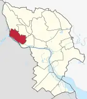 Localização de Devín em Bratislava