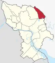 Localização de Vajnory em Bratislava