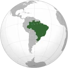 Localização de Brasil