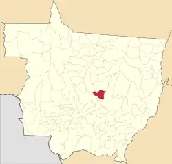Localização de Boa Esperança do Norte em Mato Grosso