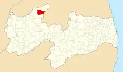 Localização de Brejo do Cruz na Paraíba