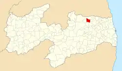 Localização de Cacimba de Dentro na Paraíba