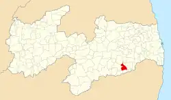 Localização de Gado Bravo na Paraíba