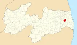 Localização de Mari na Paraíba