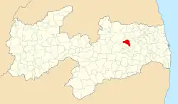 Localização de Remígio na Paraíba